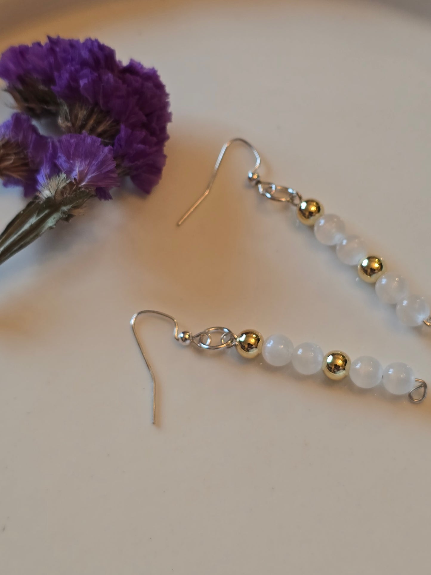 Selenite Earrings