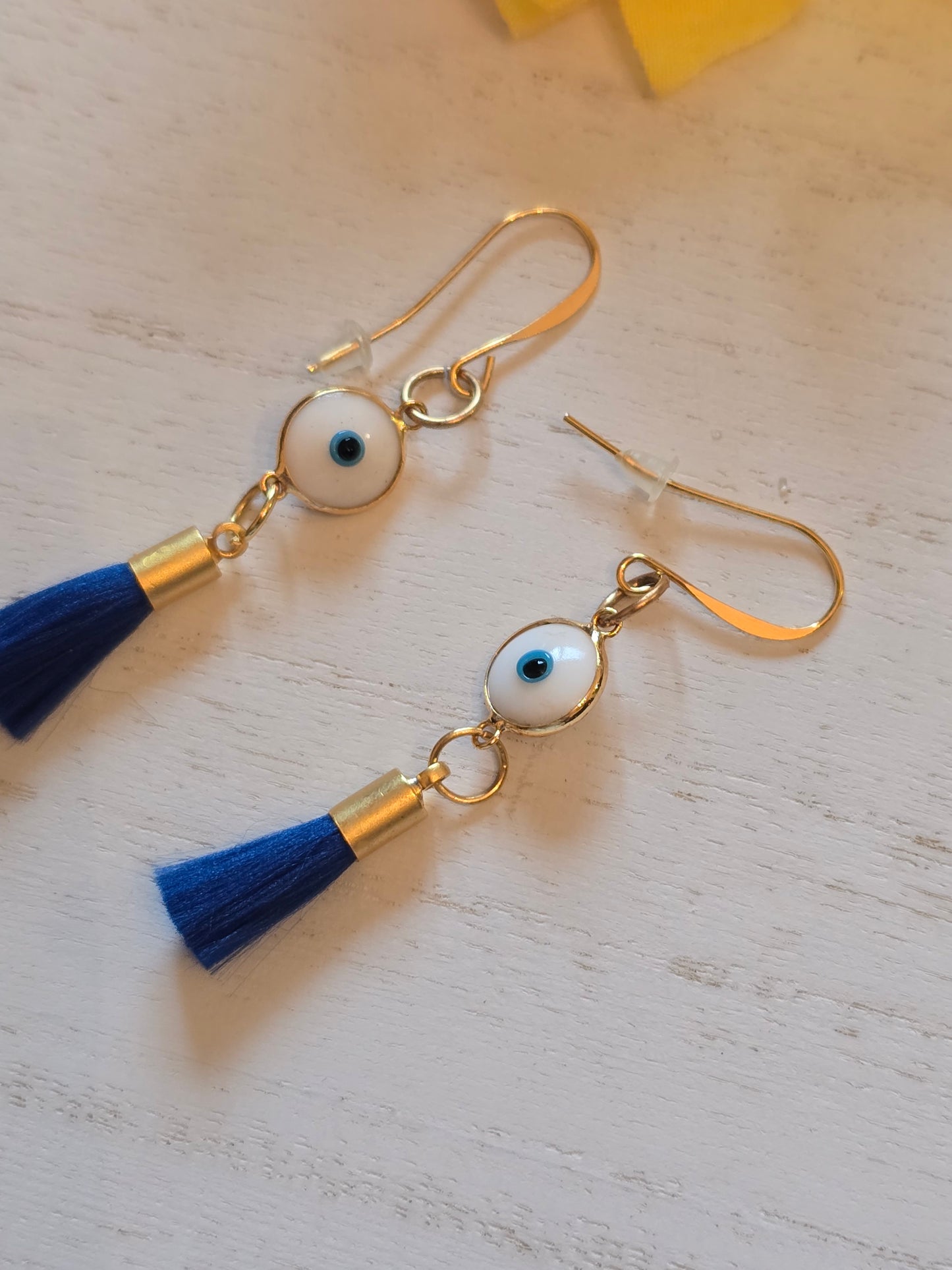 Blue tassel Earrings