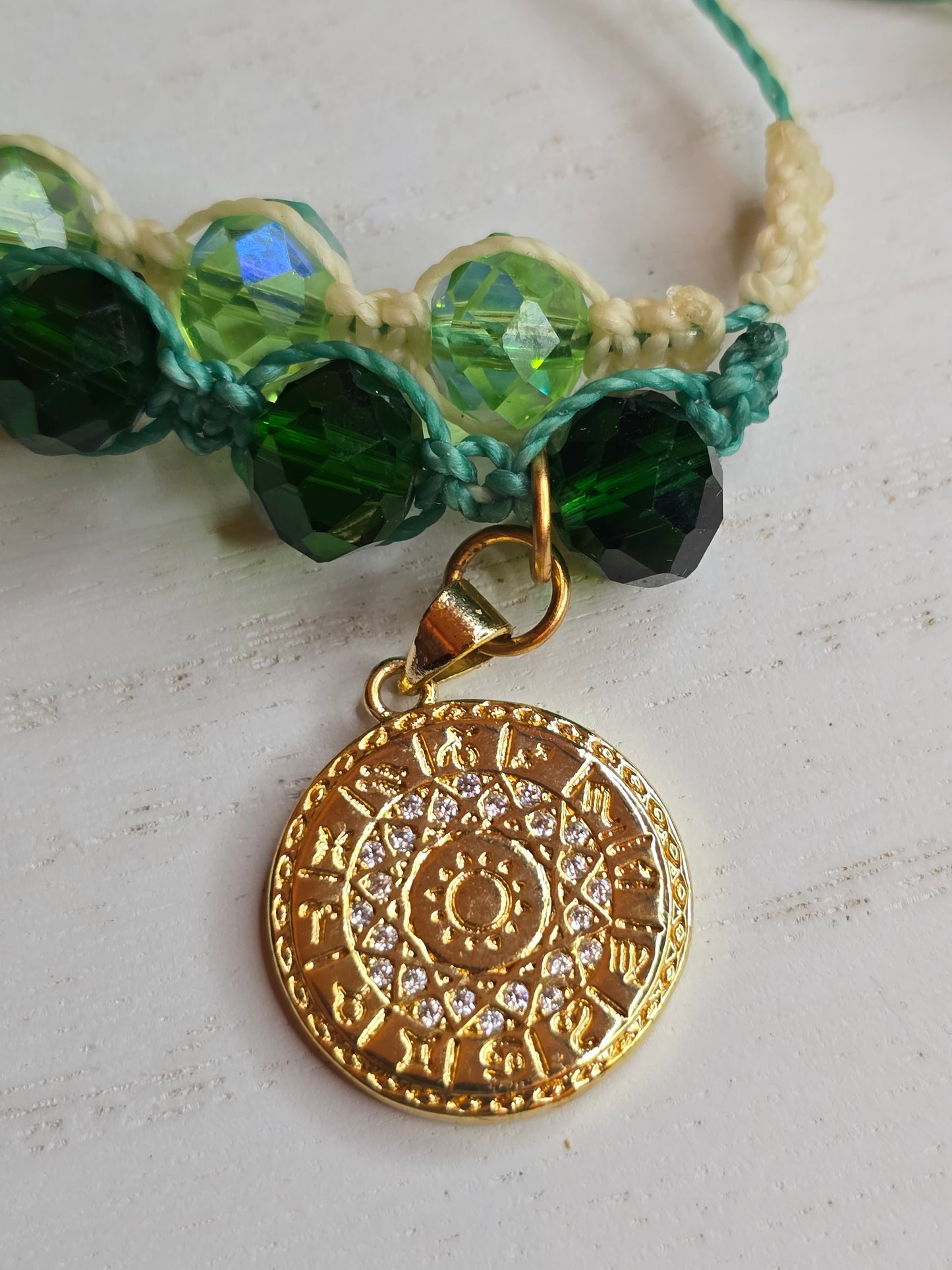 Green Sparkly Zodiac