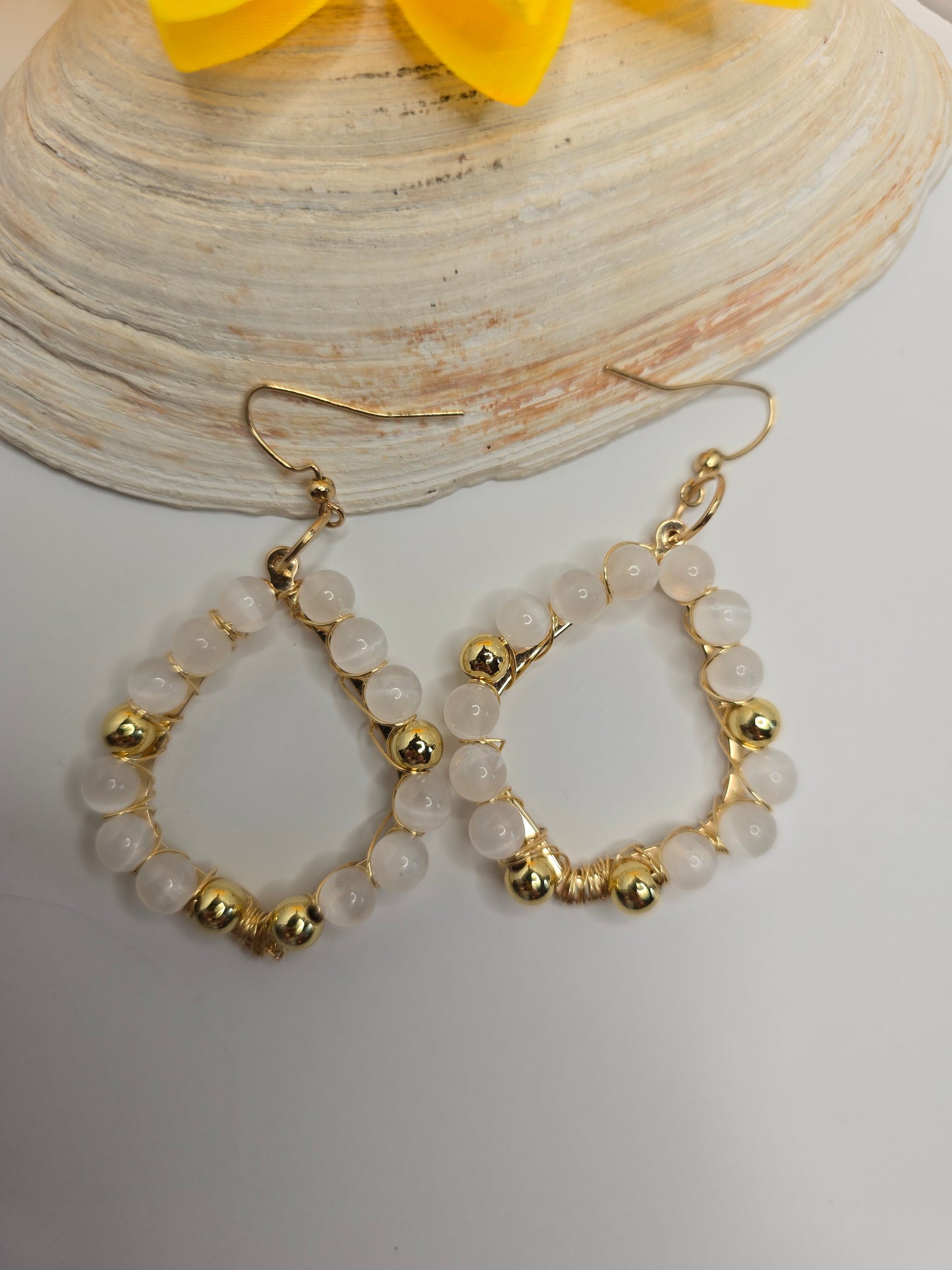 Our Selenite Earrings
