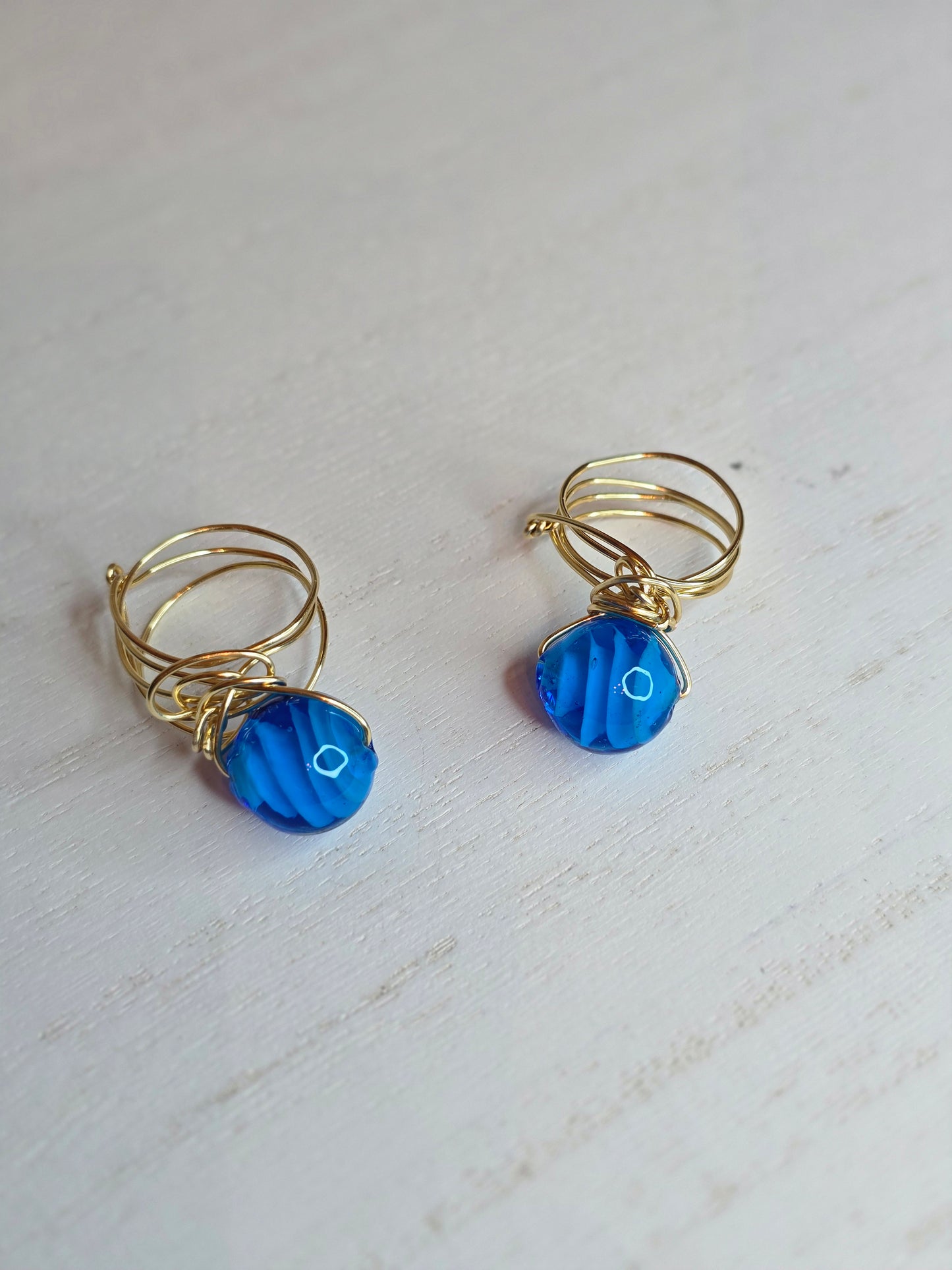 Blue Marble Rings