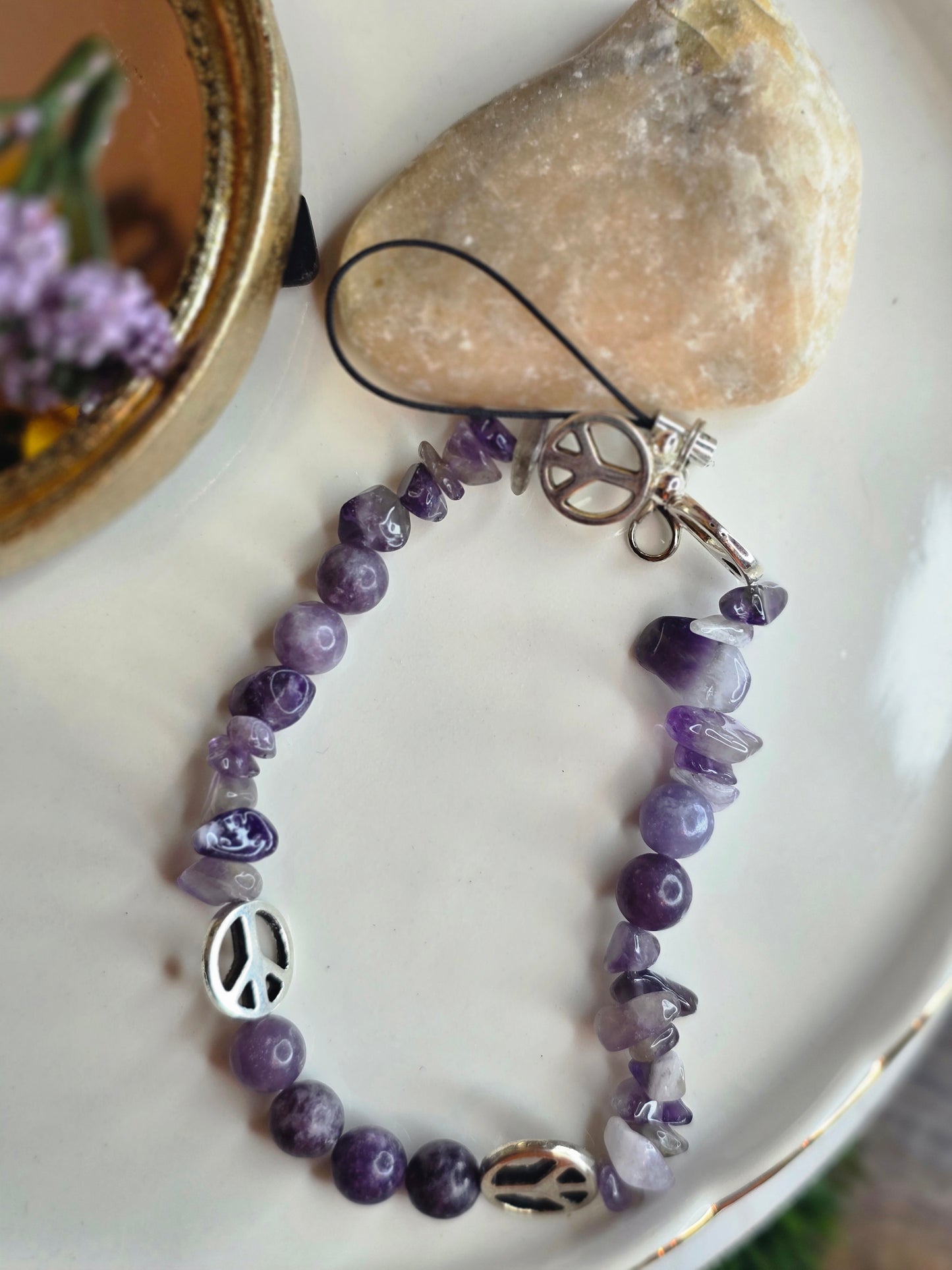 Amethyst charm accessory