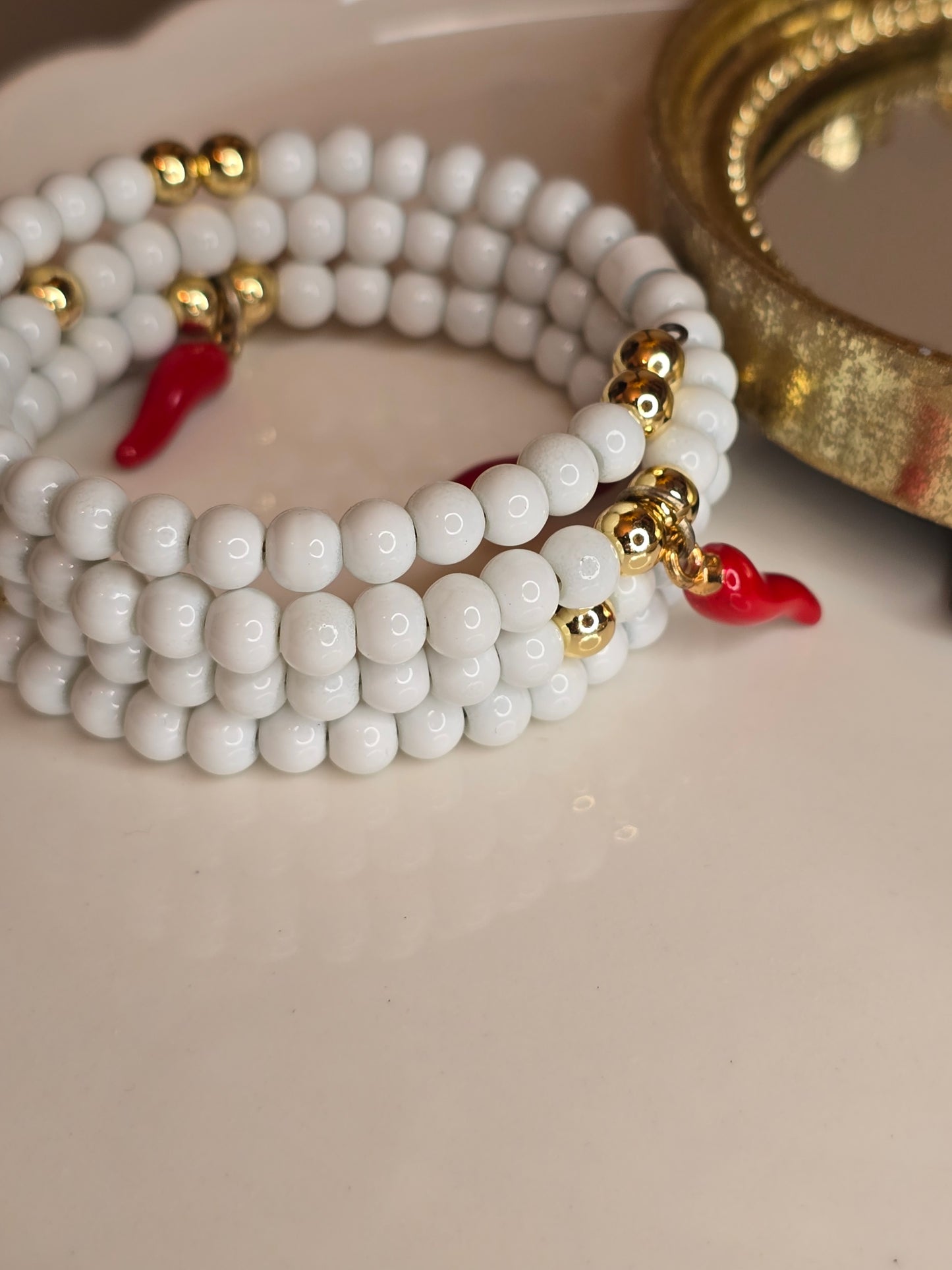 Lucky horn bracelet