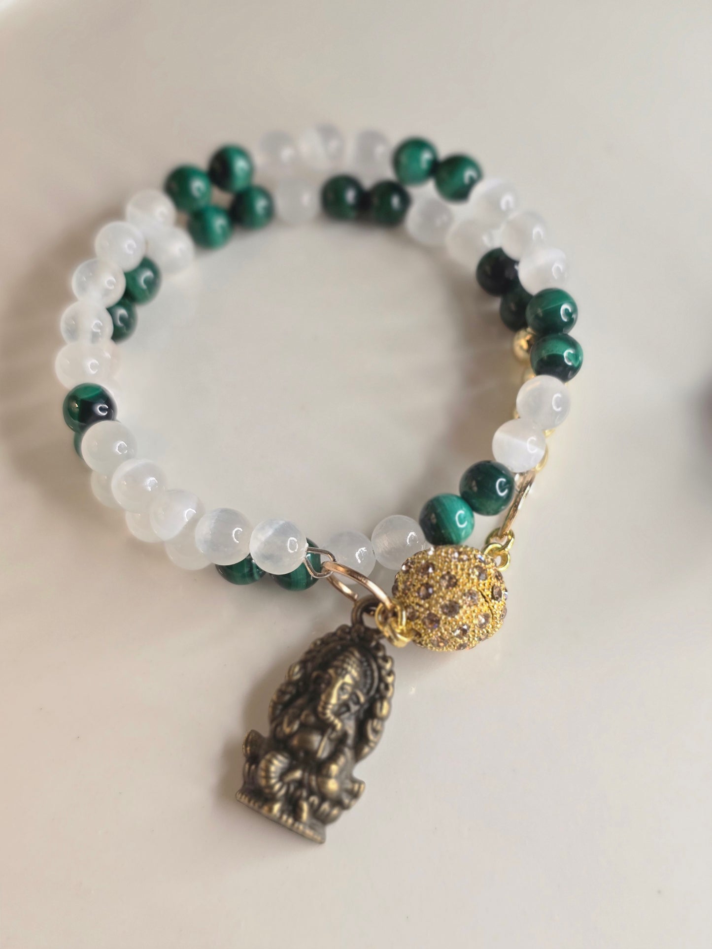 Malachite & Selenite