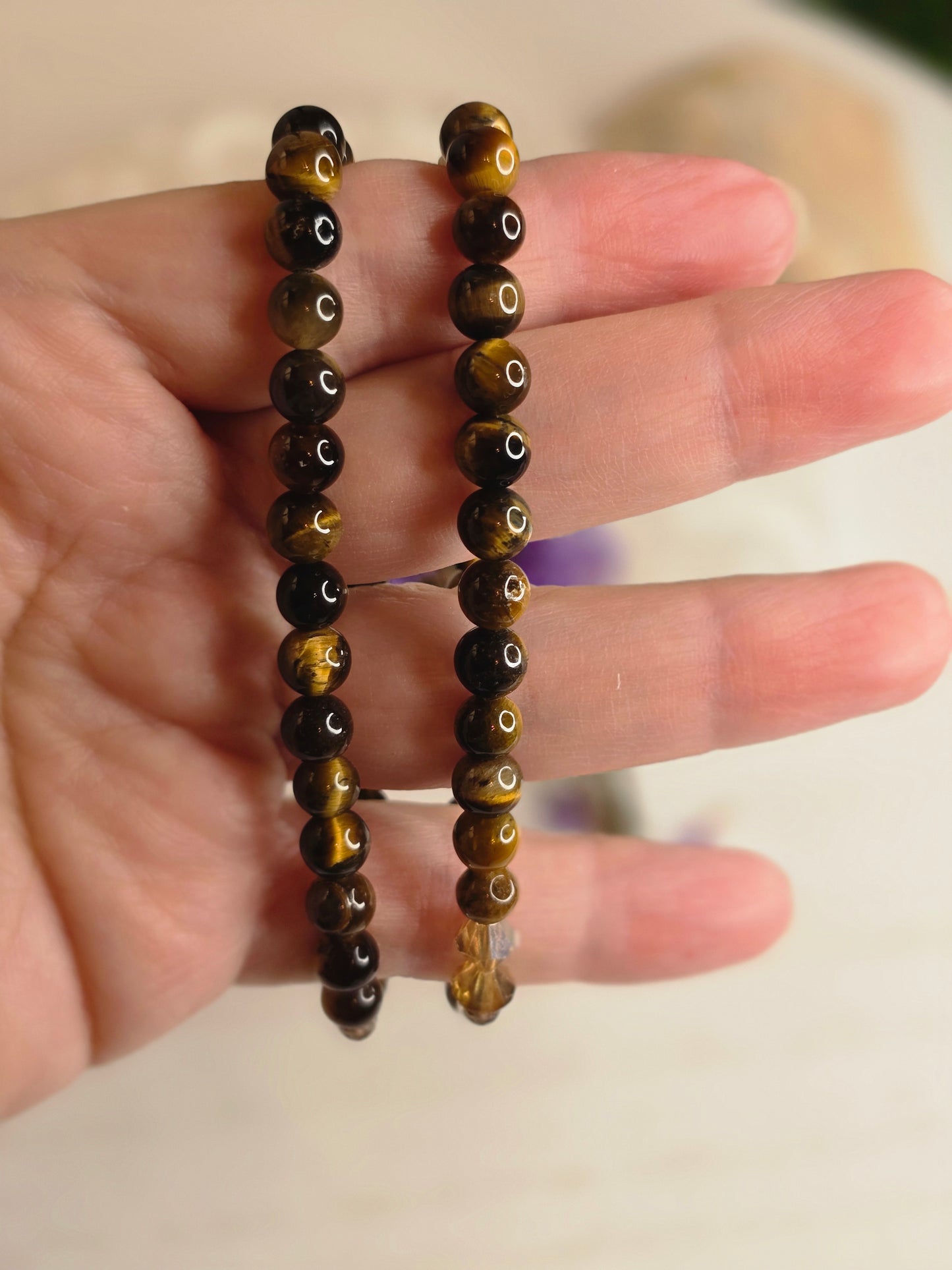 Tigers eye Beaded Bracelets