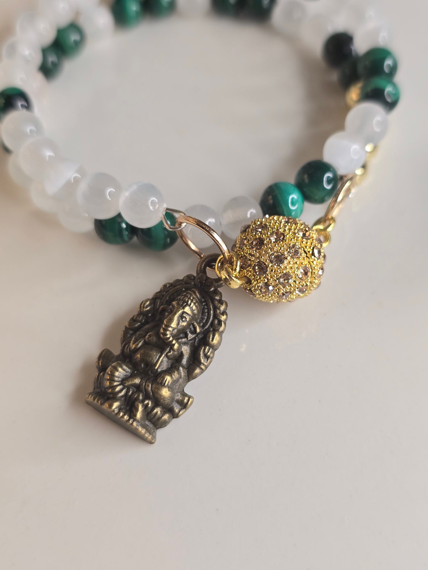 Malachite & Selenite