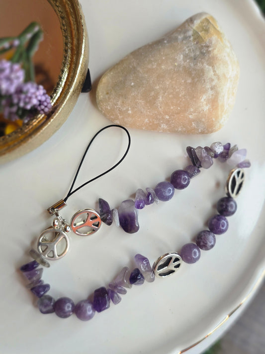 Amethyst charm accessory