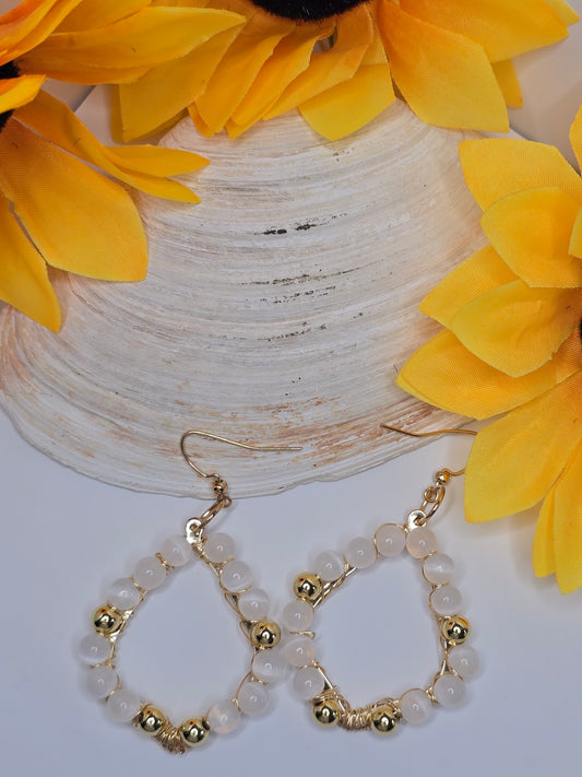 Our Selenite Earrings